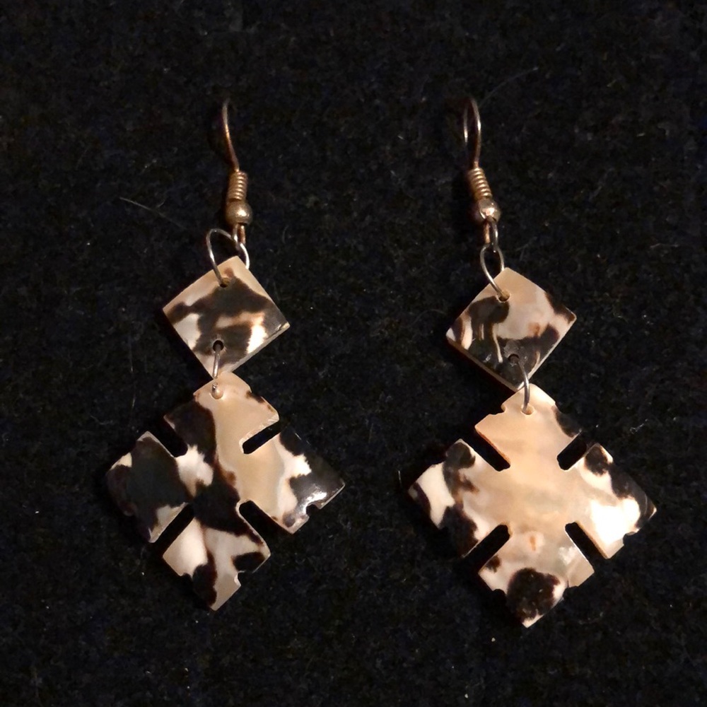 New beautiful natural earrings - Picture 1 of 3